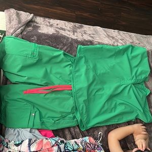 Figs Scrubs Safety Green Set